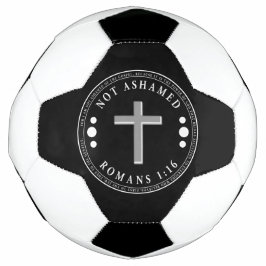 Balón De Fútbol No avergonzado del verso cristiano gospel