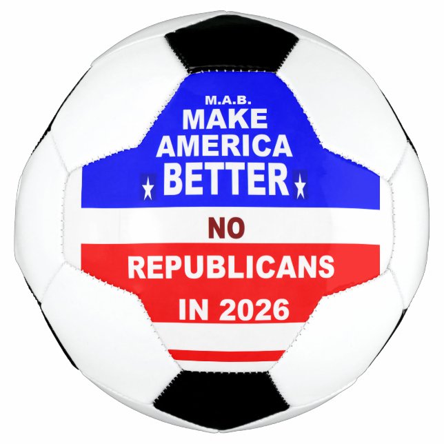 Balón De Fútbol "NO Republicans" (Anverso)