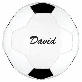 Balón De Fútbol Nombre de guión personalizado minimalista
