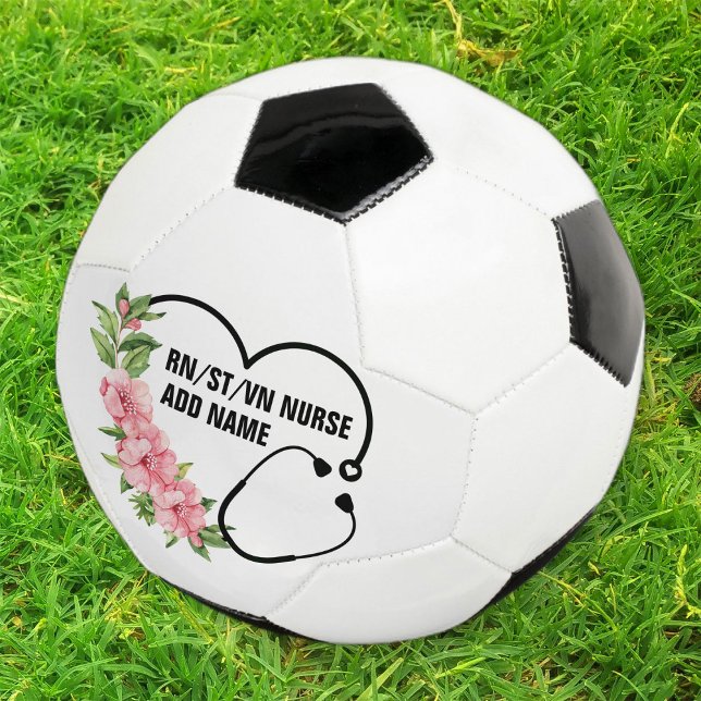 Balón De Fútbol Nombre de la enfermera veterana de registro de est (Subido por el creador)