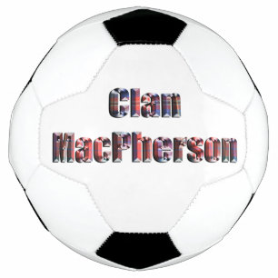 Balón De Fútbol Nombre del Clan Macpherson Tartan, Soccerball
