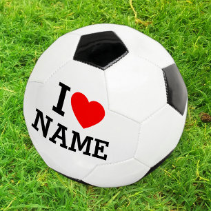 Balón De Fútbol Nombre del corazón