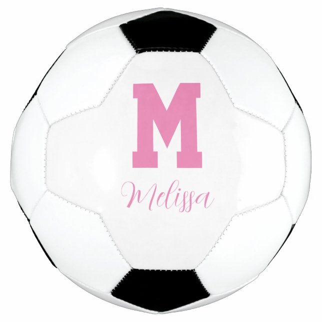 Balón De Fútbol Nombre del jugador y monograma (Anverso)