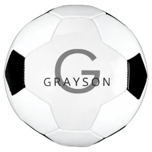 Balón De Fútbol Nombre e impresión inicial en un Personalizado