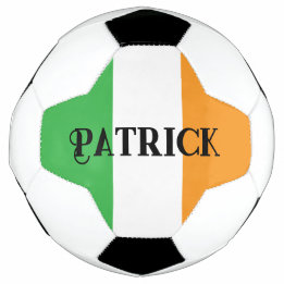Balón De Fútbol Nombre personalizado de marca irlandesa Verde y Na