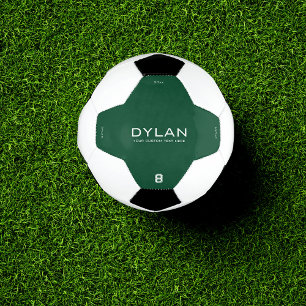 Balón De Fútbol Nombre personalizado Minimalista moderno Jersey Nú