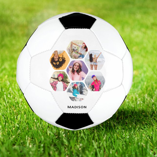 Balón De Fútbol Nombre personalizado moderno de varios Collages de (Subido por el creador)