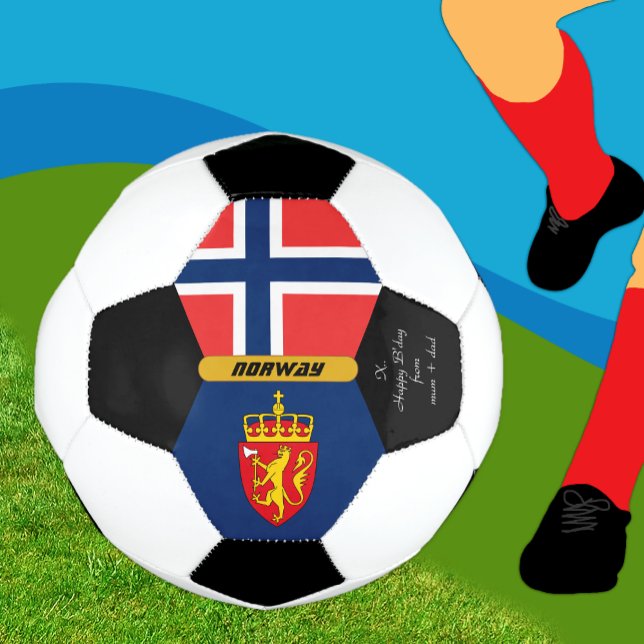 Balón De Fútbol Noruega personalizada, bandera, bola de fotos (Subido por el creador)
