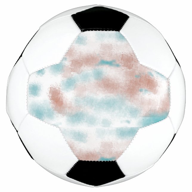 Balón De Fútbol Nubes abstractas modernas (Anverso)