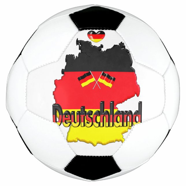 Balón De Fútbol NUESTRO HOGAR - colección de diseño ALEMANIA (Anverso)
