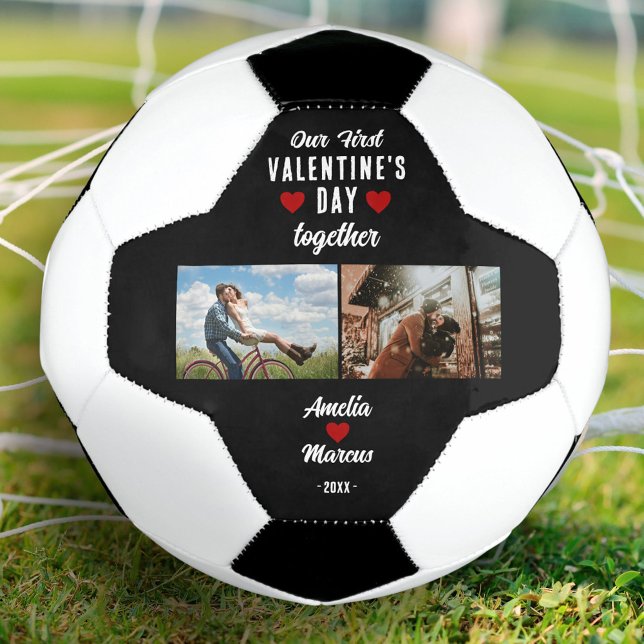 Balón De Fútbol Nuestro primer El día de San Valentín juntos 2 fot (Subido por el creador)