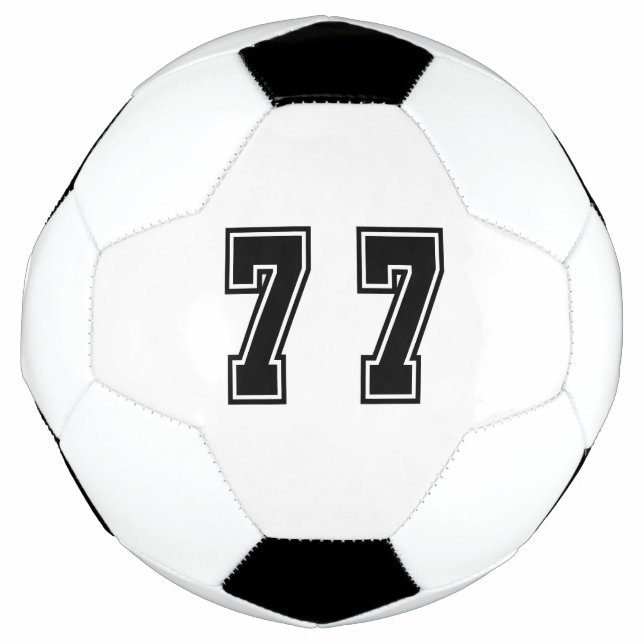 Balón De Fútbol número 77 (Anverso)