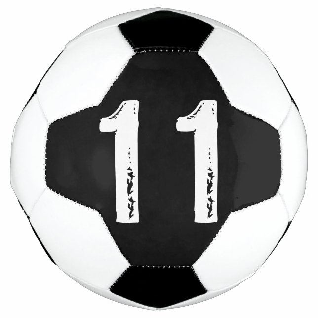 Balón De Fútbol Número deportivo 11 (Anverso)