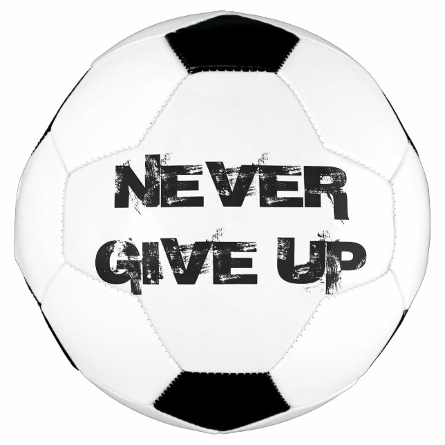 Balón De Fútbol Nunca rendirse (Anverso)
