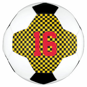 Balón De Fútbol Objetivo NÚMERO DEL Jugador del Equipo de ajedrez