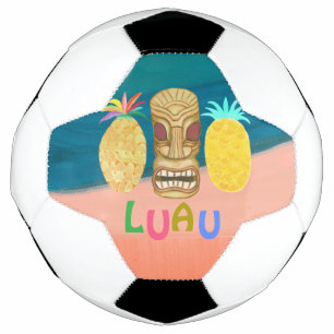 Balón De Fútbol Ocean Tiki Piña Luau