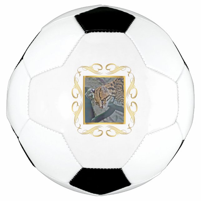 Balón De Fútbol Ocelot Frameado (Anverso)