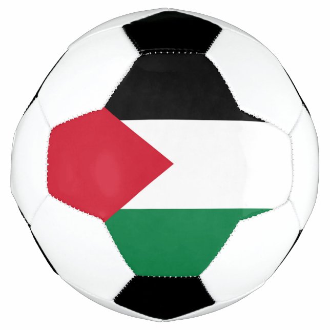 Balón De Fútbol oficialmente bandera del Estado de Palestina (Anverso)