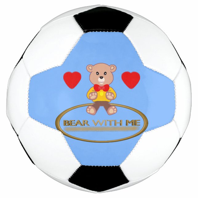 Balón De Fútbol Oso de peluche  (Anverso)