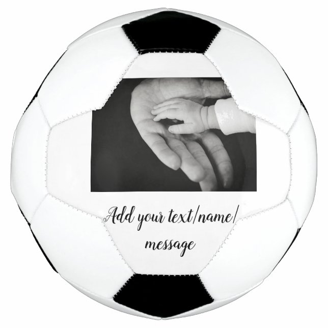 Balón De Fútbol padre, padre, padre, padre... añada foto.......... (Anverso)