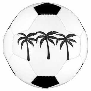 Balón De Fútbol Palmeras Tropicales