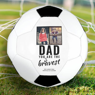 Balón De Fútbol Papá, eres el Día del Padre más Valiente 2 Foto