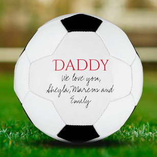 Balón De Fútbol Papi te queremos librar el Día del Padre