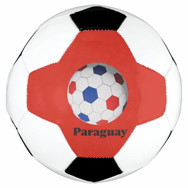 Balón De Fútbol Paraguay (Anverso)