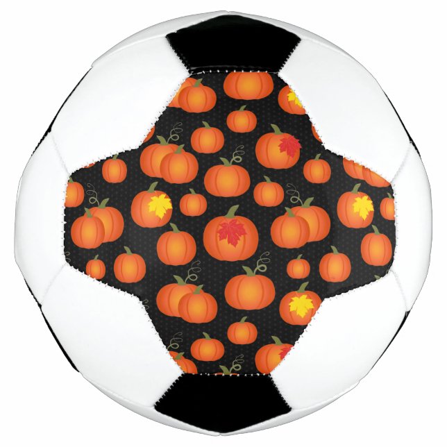 Balón De Fútbol Parche de calabaza (Anverso)