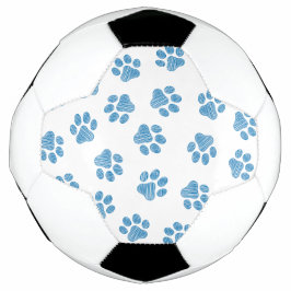 Balón De Fútbol Pasta de perro, garras de perro, patas azules