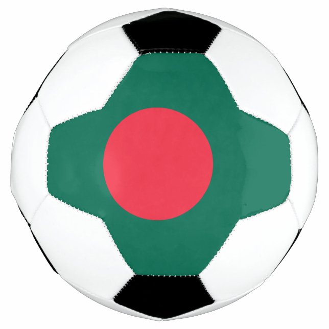 Balón de fútbol patriótico con bandera de Banglade (Anverso)