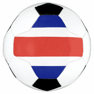 Balón de fútbol patriótico con bandera de Costa Ri
