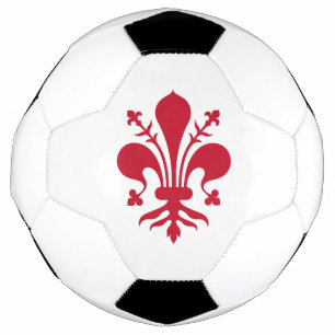 Balón de fútbol patriótico con bandera de Florenci
