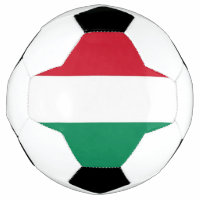 Balón de fútbol patriótico con bandera de Hungría