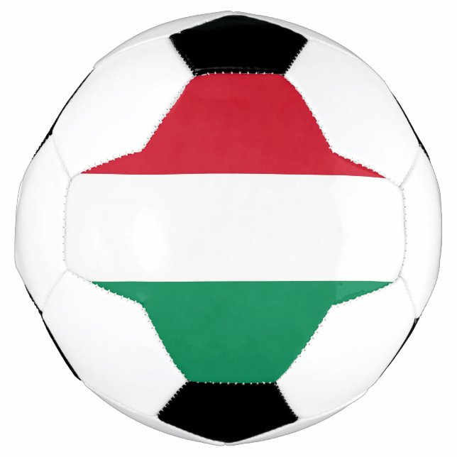 Balón de fútbol patriótico con bandera de Hungría (Anverso)
