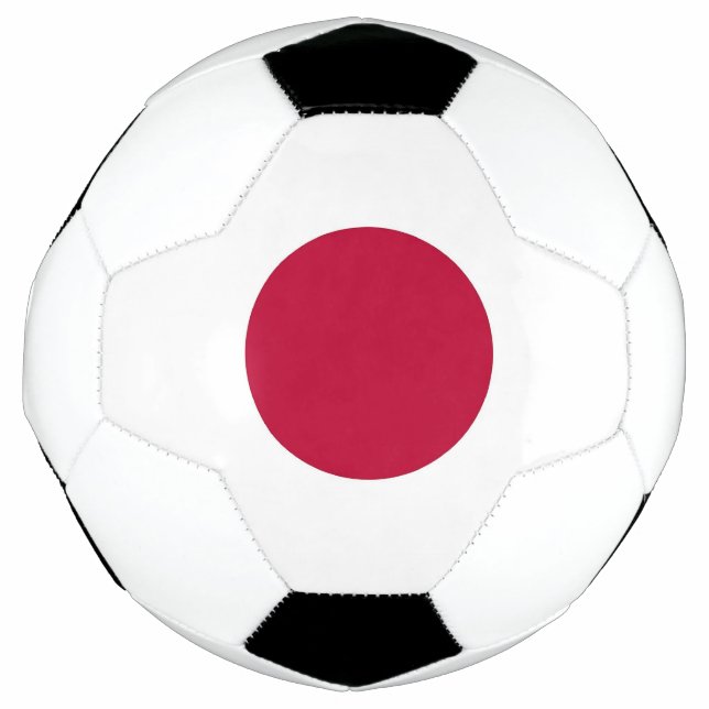 Balón de fútbol patriótico con bandera de Japón (Anverso)