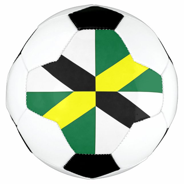 Balón de fútbol patriótico con bandera de Monterre (Anverso)