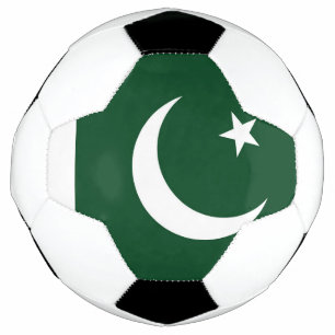 Balón de fútbol patriótico con bandera de Pakistán