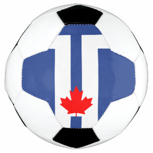 Balón de Fútbol Patriótico con Bandera de Toronto,