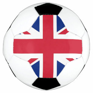 Balón de fútbol patriótico con bandera del Reino U