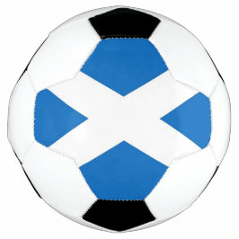 Balón de fútbol patriótico con bandera escocesa