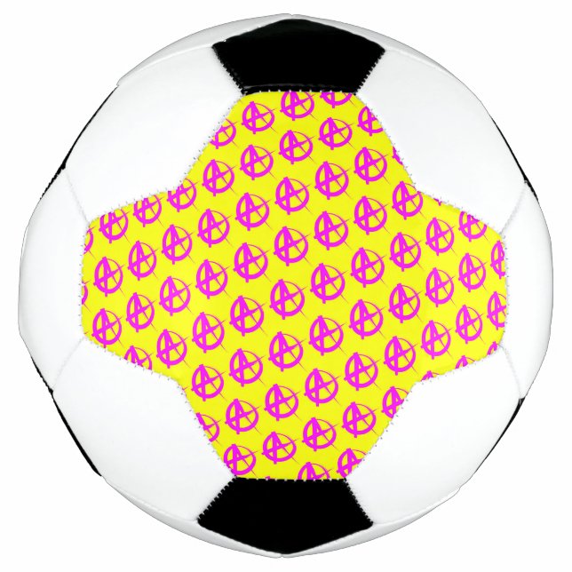 Balón De Fútbol Patrón de anarquía (Anverso)