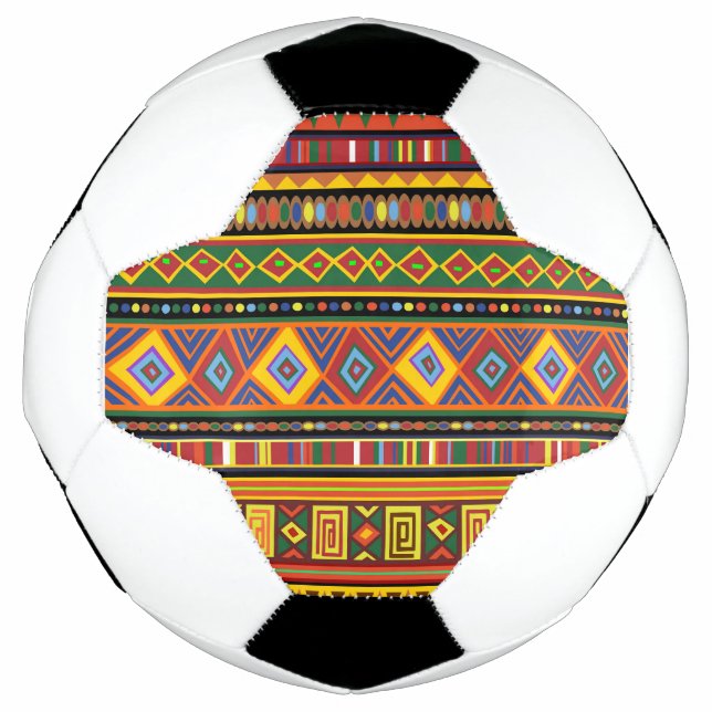 Balón De Fútbol Patrón de arte étnico de África (Anverso)