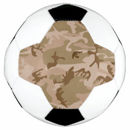 Balón De Fútbol Patrón de camuflaje del desierto, patrón militar,