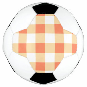 Balón De Fútbol Patrón de Gingham