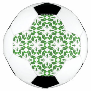 Balón De Fútbol Patrón De Hojas, Patrón De Hojas, Hojas Verdes