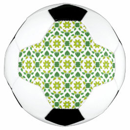 Balón De Fútbol Patrón De Hojas, Patrón De Hojas, Hojas Verdes