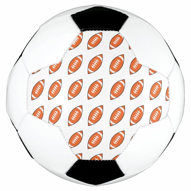 Balón De Fútbol Patrón de ilustracion de fútbol americano (Anverso)