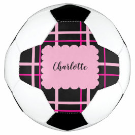 Balón De Fútbol Patrón de rayas frescas