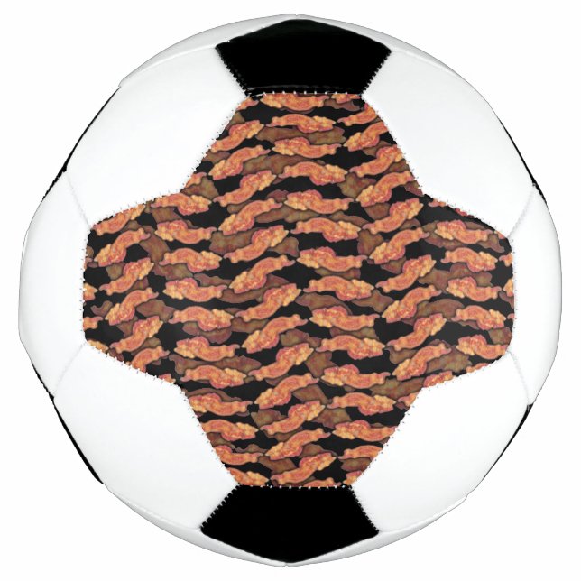 Balón De Fútbol Patrón de tocino (Anverso)